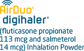 AirDuo® Digihaler® (fluticasone propionate and  salmeterol) Logo