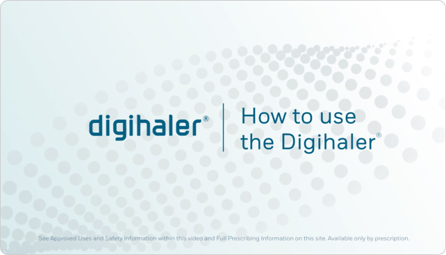 How to use the Digihaler video